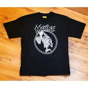 Market Studios Skeleton Dunk Till Death T-Shirt Mens SZ XL Black Graphic Tee
